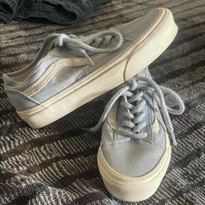 VANS Light Blue Canvas Sneakers